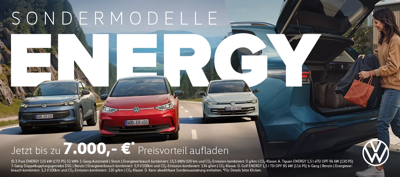 VW ENERGY Sondermodelle
