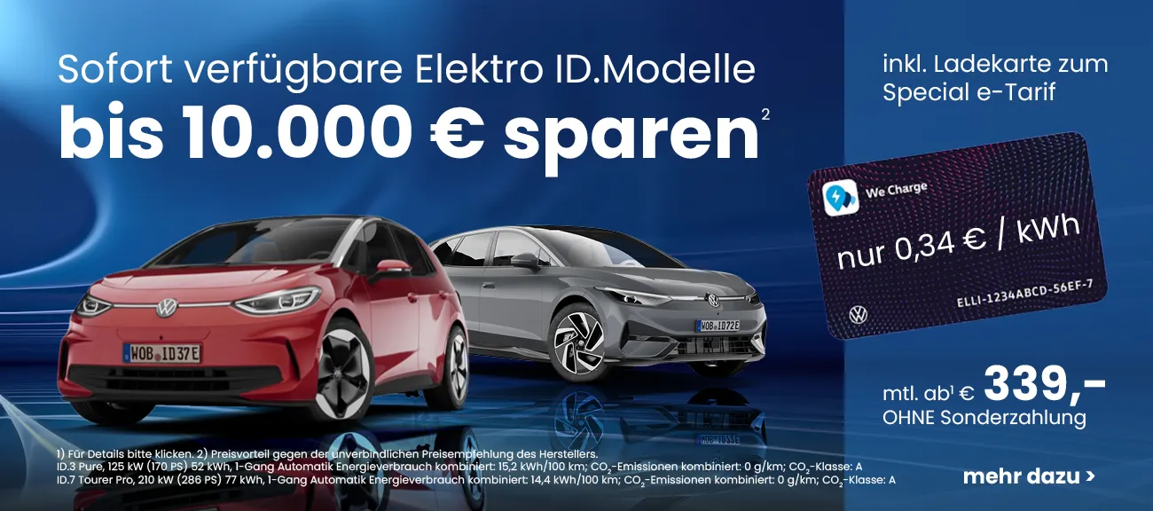 VW ID. Leasing Preisvorteil