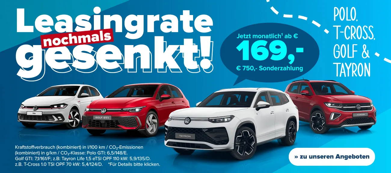 VW Plus Leasing Aktion