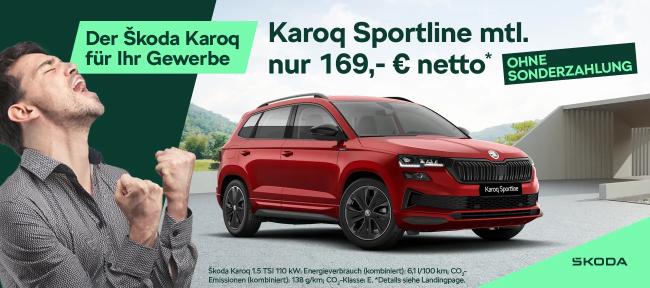 Slider Karoq Gewerbe