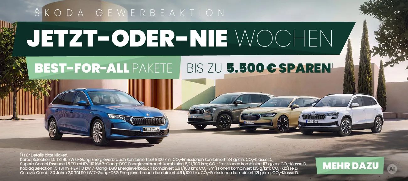 Skoda JETZT-ODER-NIE Wochen