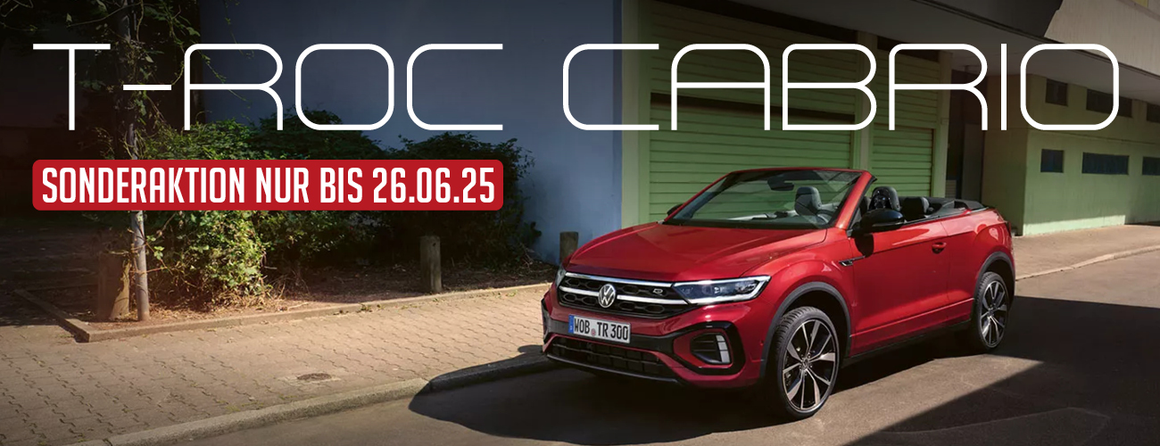 HEADER T-Roc Cabrio Speziwoche bis 26.06.25