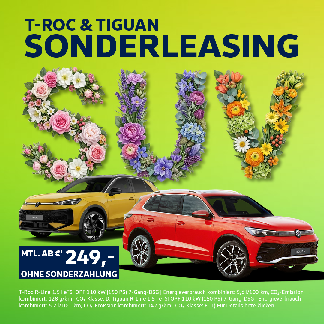VW T-Roc und Tiguan