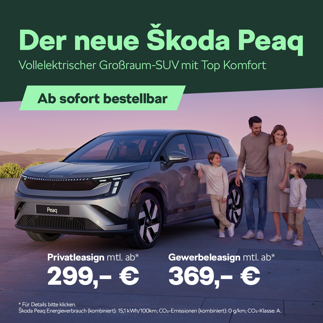BEITRAG Skoda Peaq bestellbar