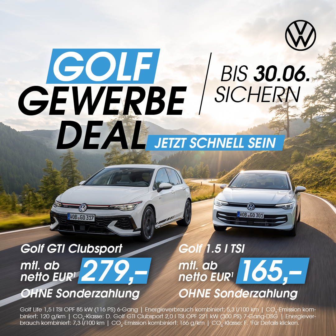 BEITRAG VW Golf Gewerbe bis 30.06
